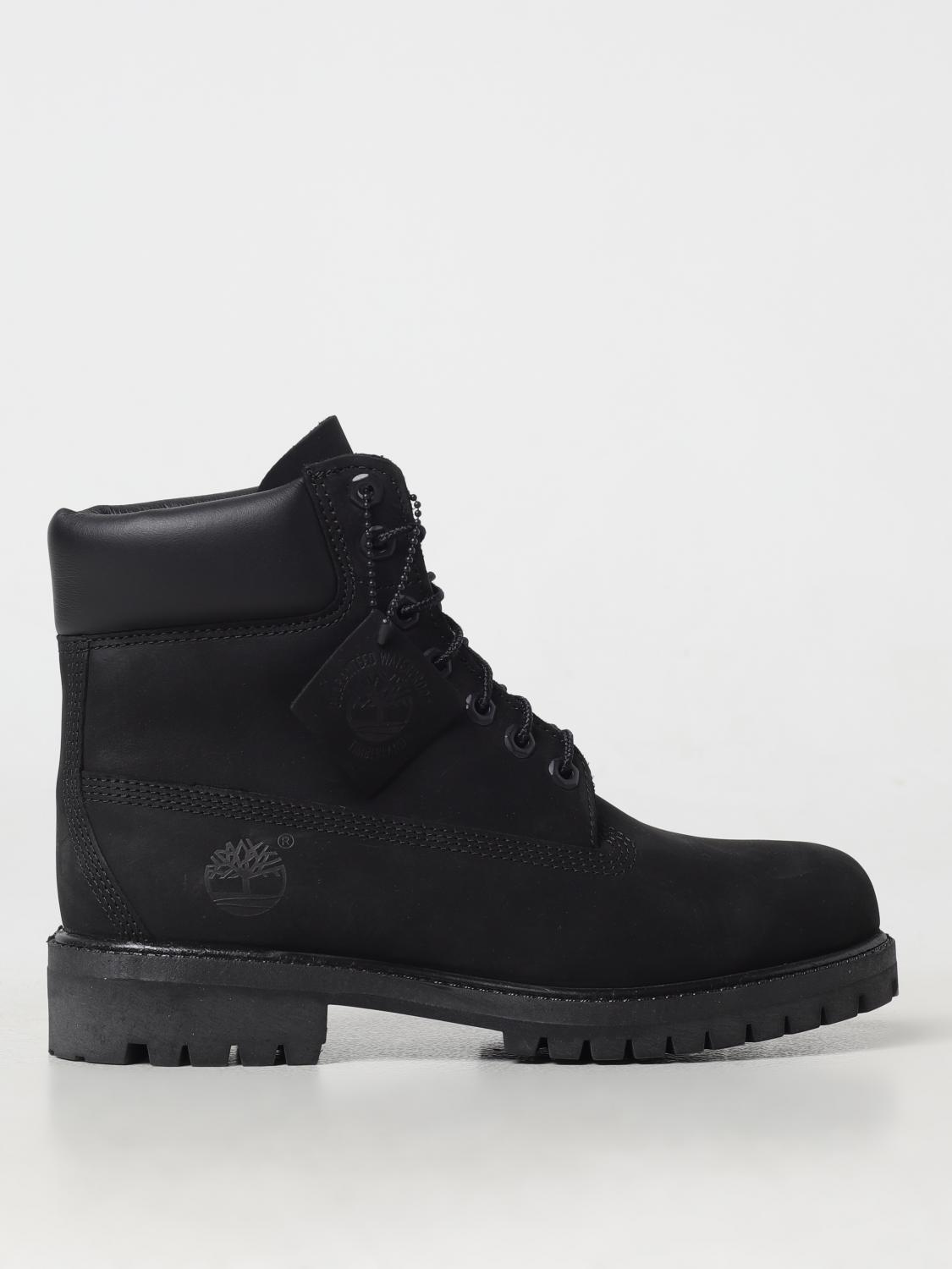Timberland 6 Inch Premium Waterproof Lace-up Boots In Black
