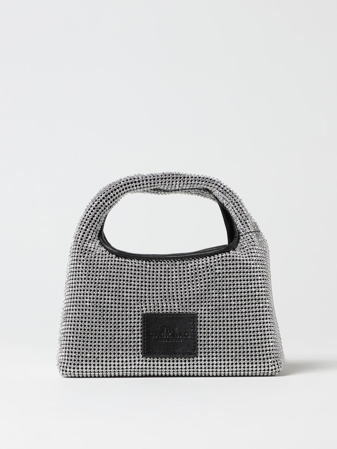 Marc Jacobs The Sack Rhinestone Embellished Top Handle Bag In Transparent