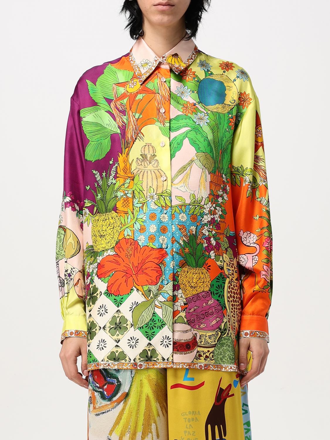 Shop Alemais Shirt  Woman Color Multicolor In Bunt