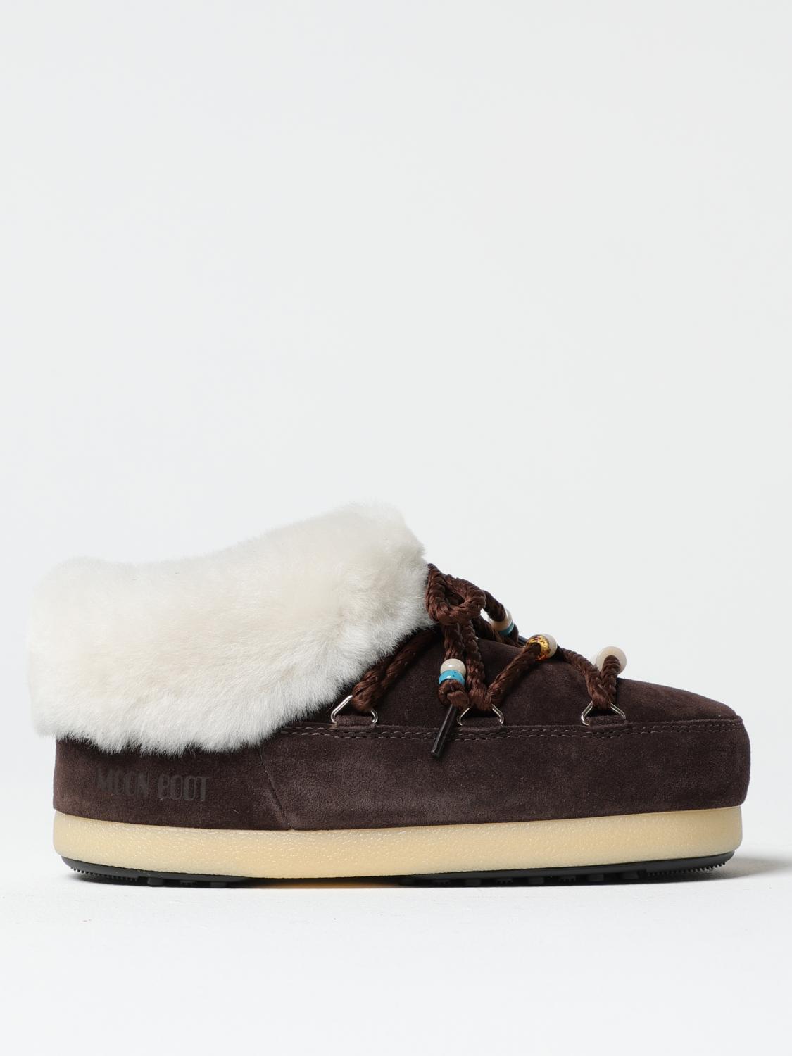 Moon Boot Mb Evx Mule Suede Beads In Black