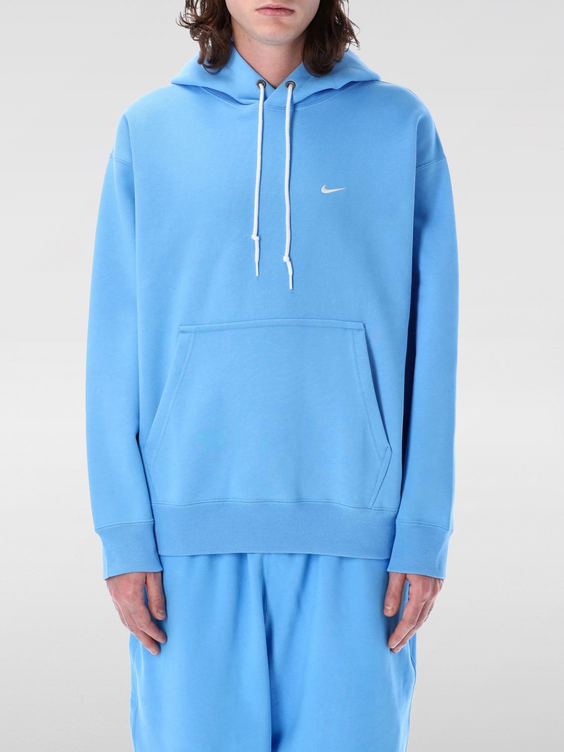 Nike Solo Swoosh Zip Hoodie In Blau