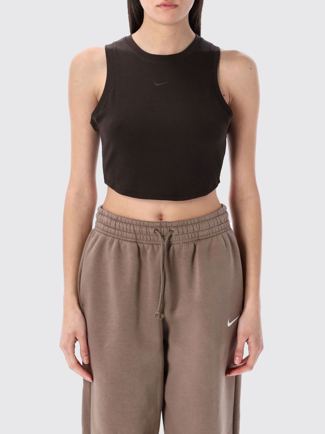 Nike Short Ribbed Crop Tank Top