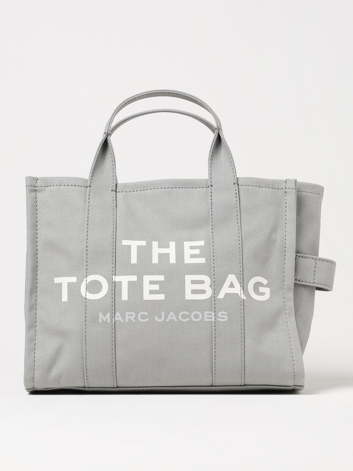 Marc Jacobs Compact Canvas Tote Bag In Grey