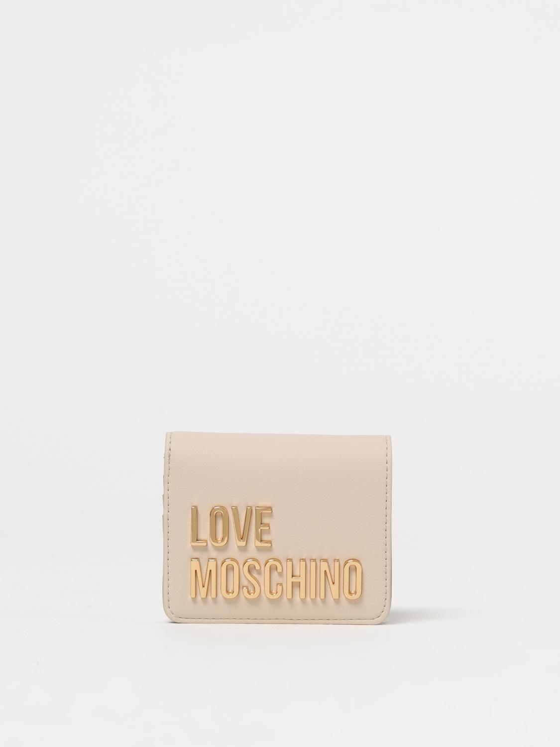 Love Moschino Wallet Woman Color Ivory In Ivory