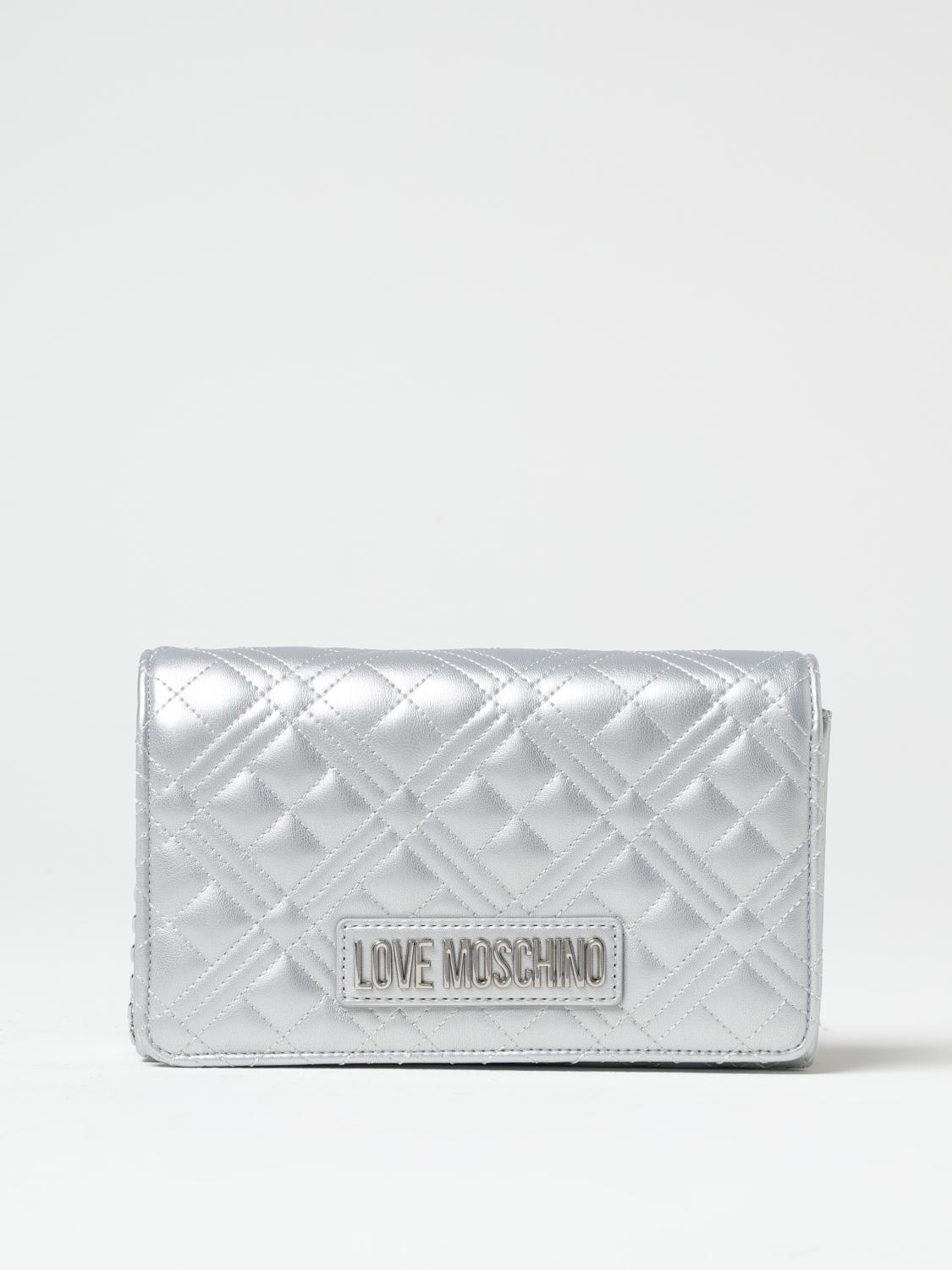 Mini Bag LOVE MOSCHINO Woman color Silver
