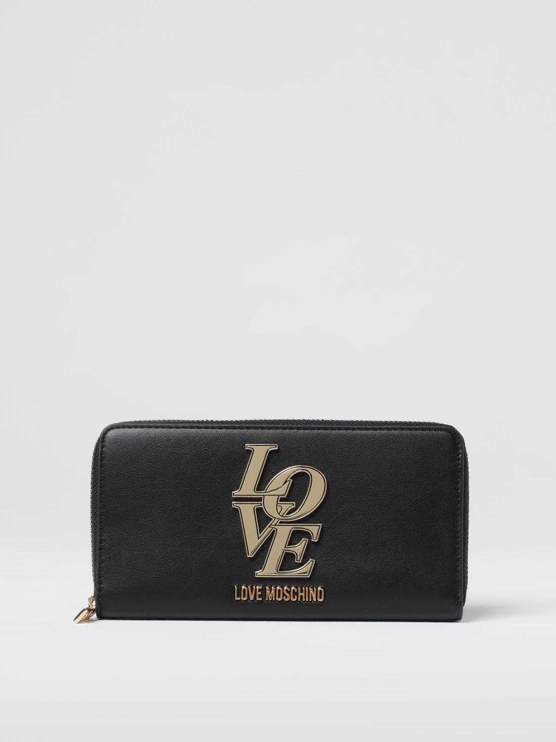 Love Moschino Wallet Woman Color Black In 黑色