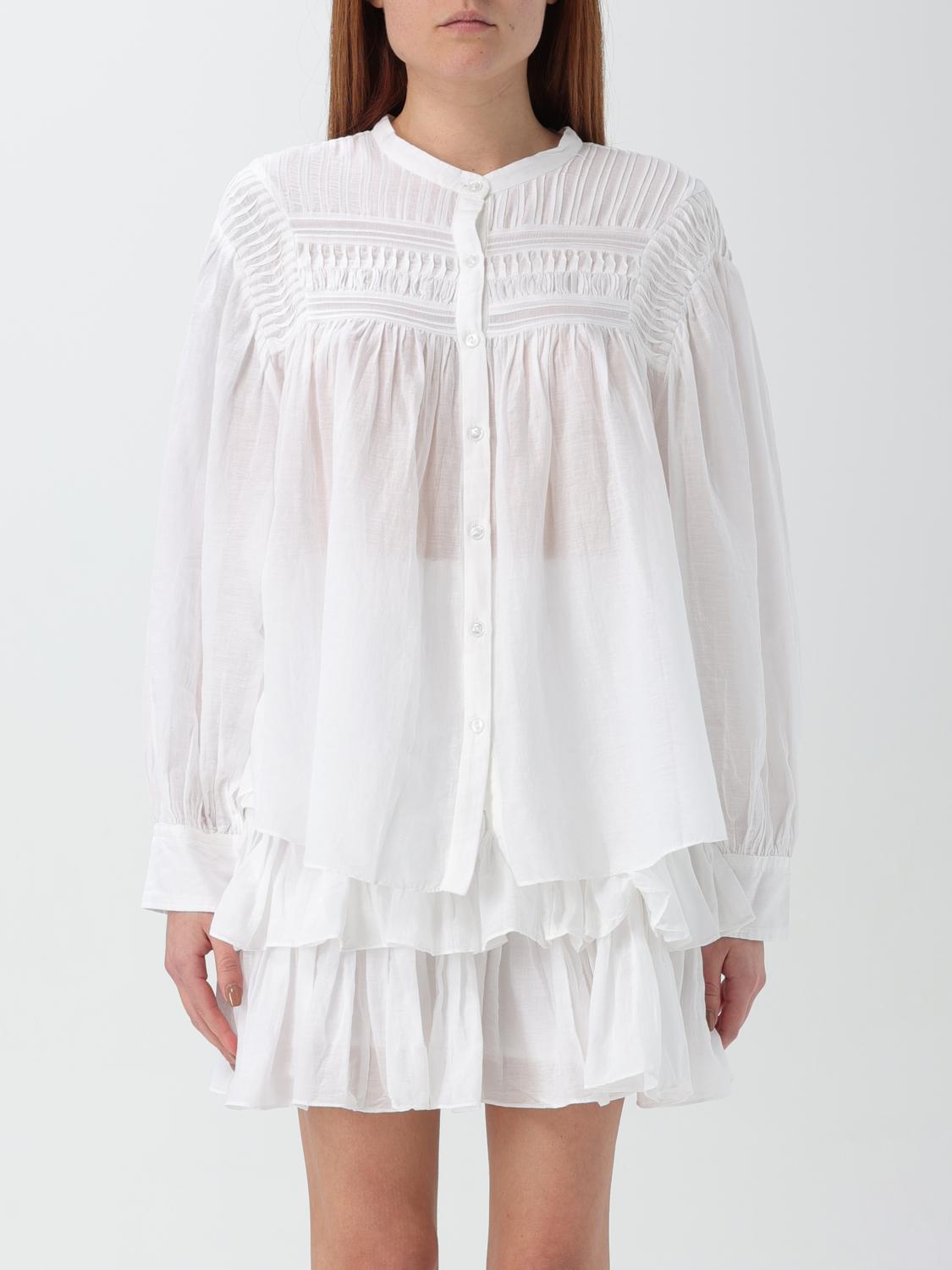 Shop Isabel Marant Étoile Shirt Isabel Marant Etoile Woman Color White