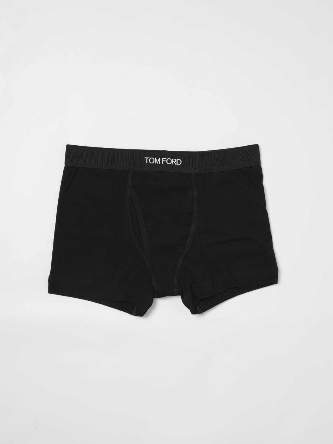Tom Ford Leopard-print Stretch-cotton Boxers Briefs In Black
