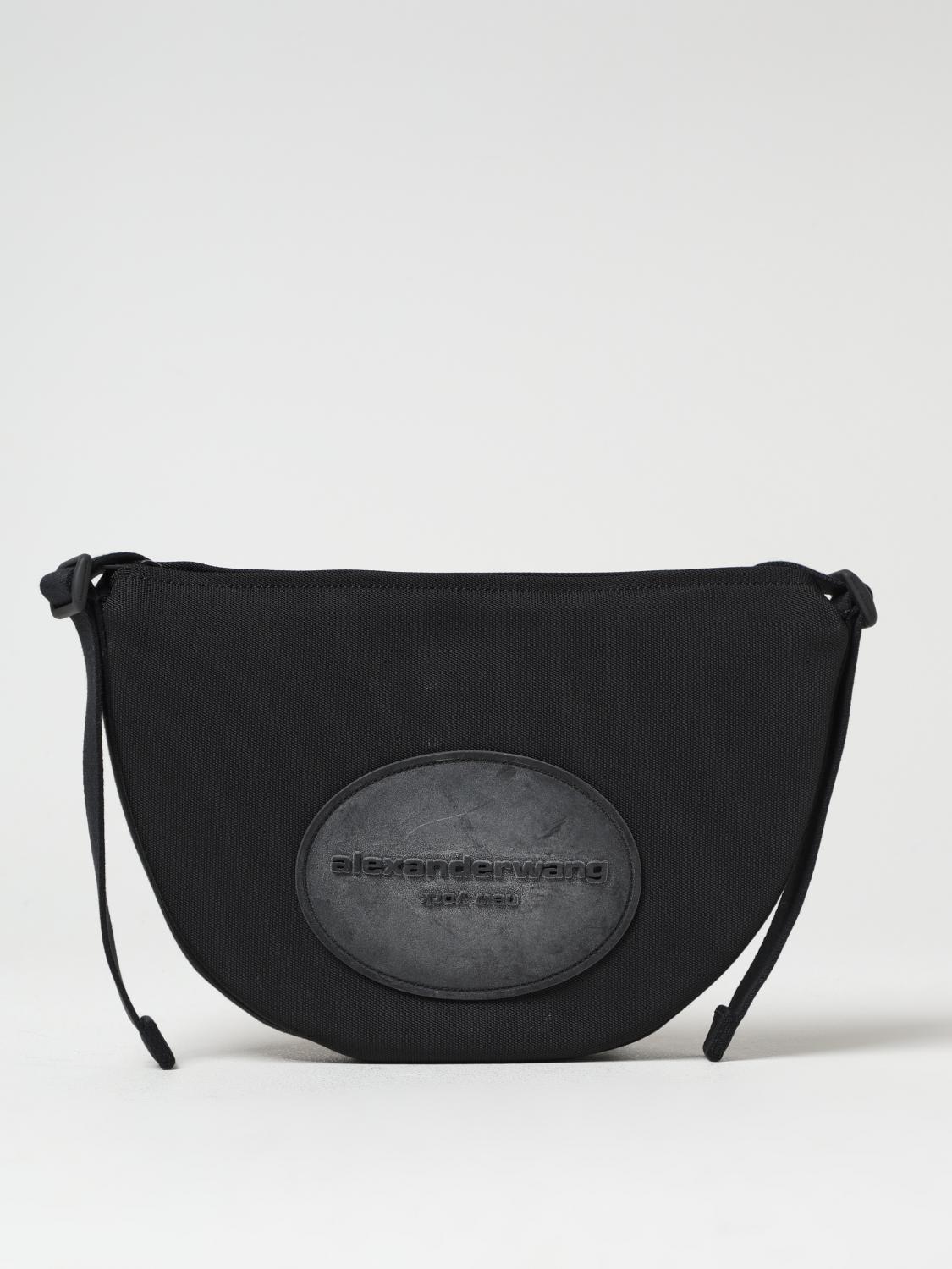 Alexander Wang Bo Small Crossbody Bag In Canvas In Black