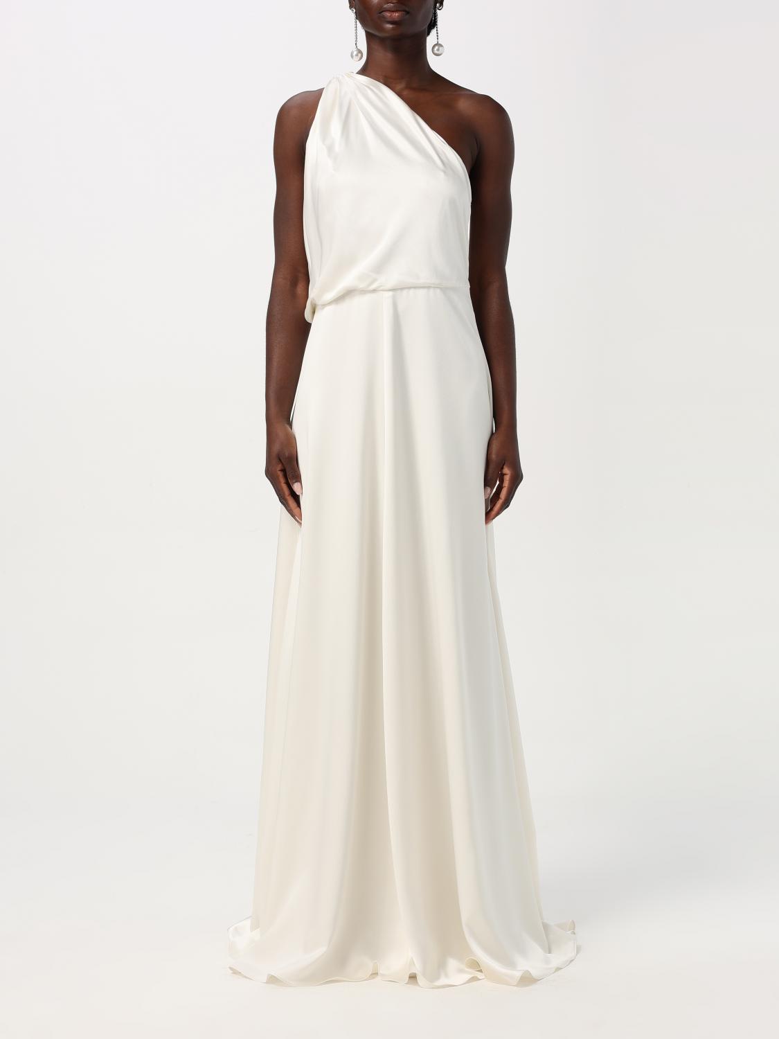 Shop 's Max Mara Dress Woman Color White In Weiss