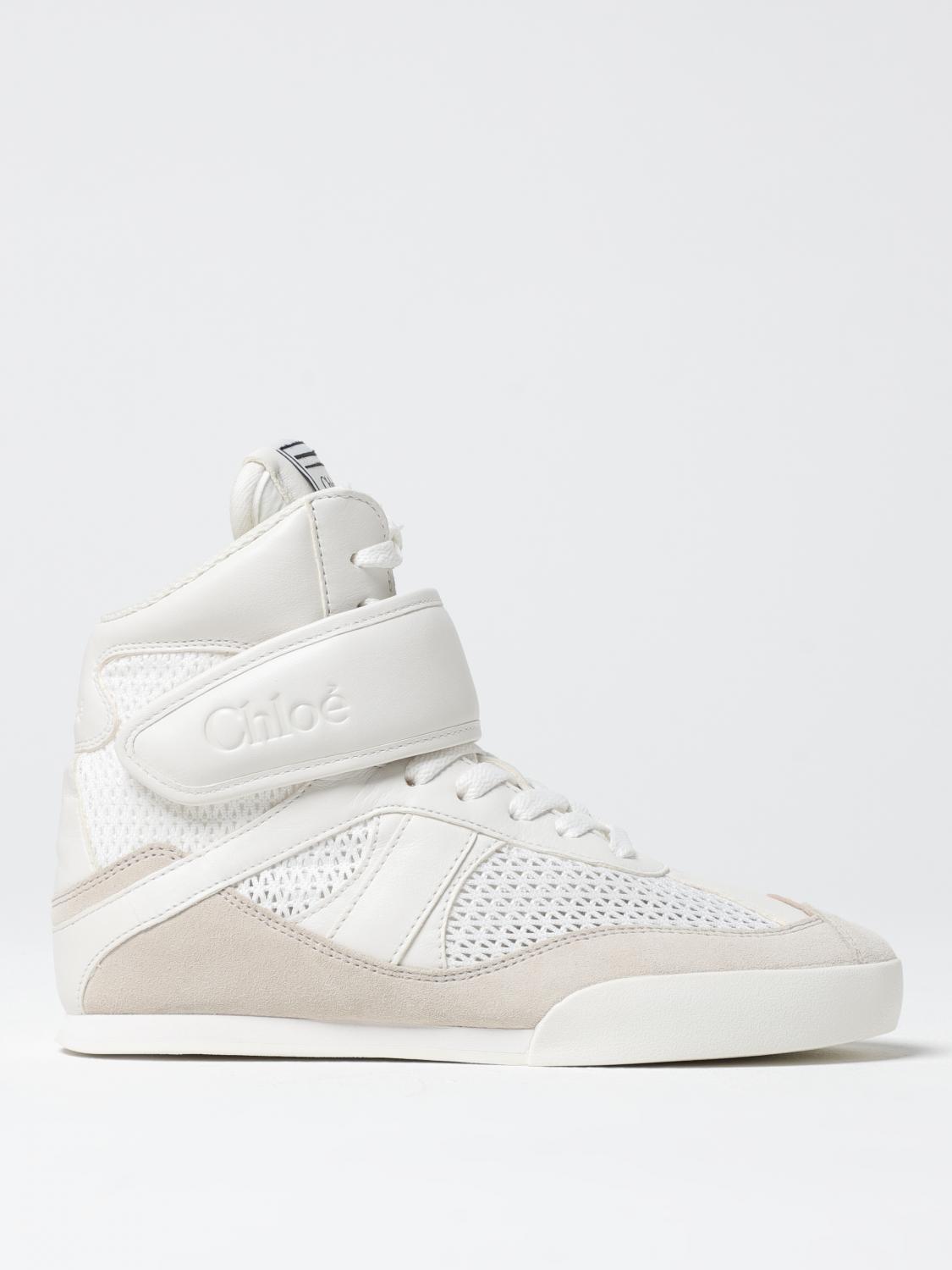 Shop Chloé Sneakers Woman Color White
