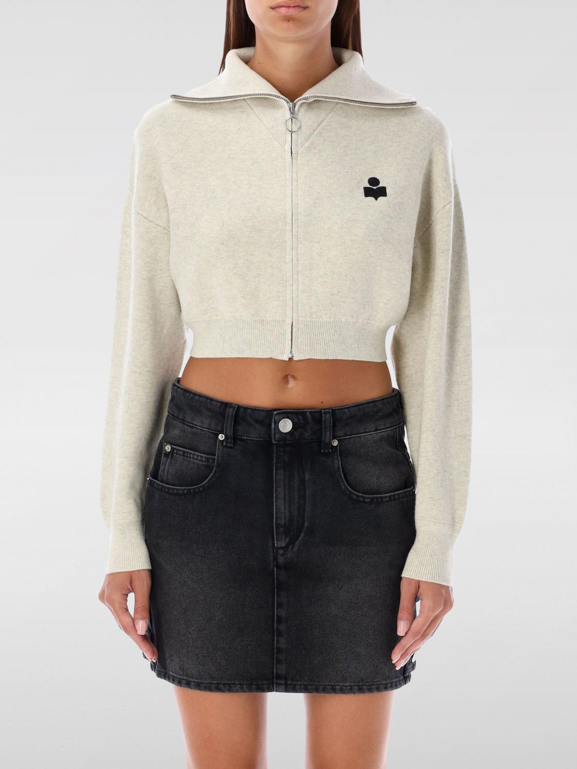 Isabel Marant Étoile Cardigan "oxane" In Grau