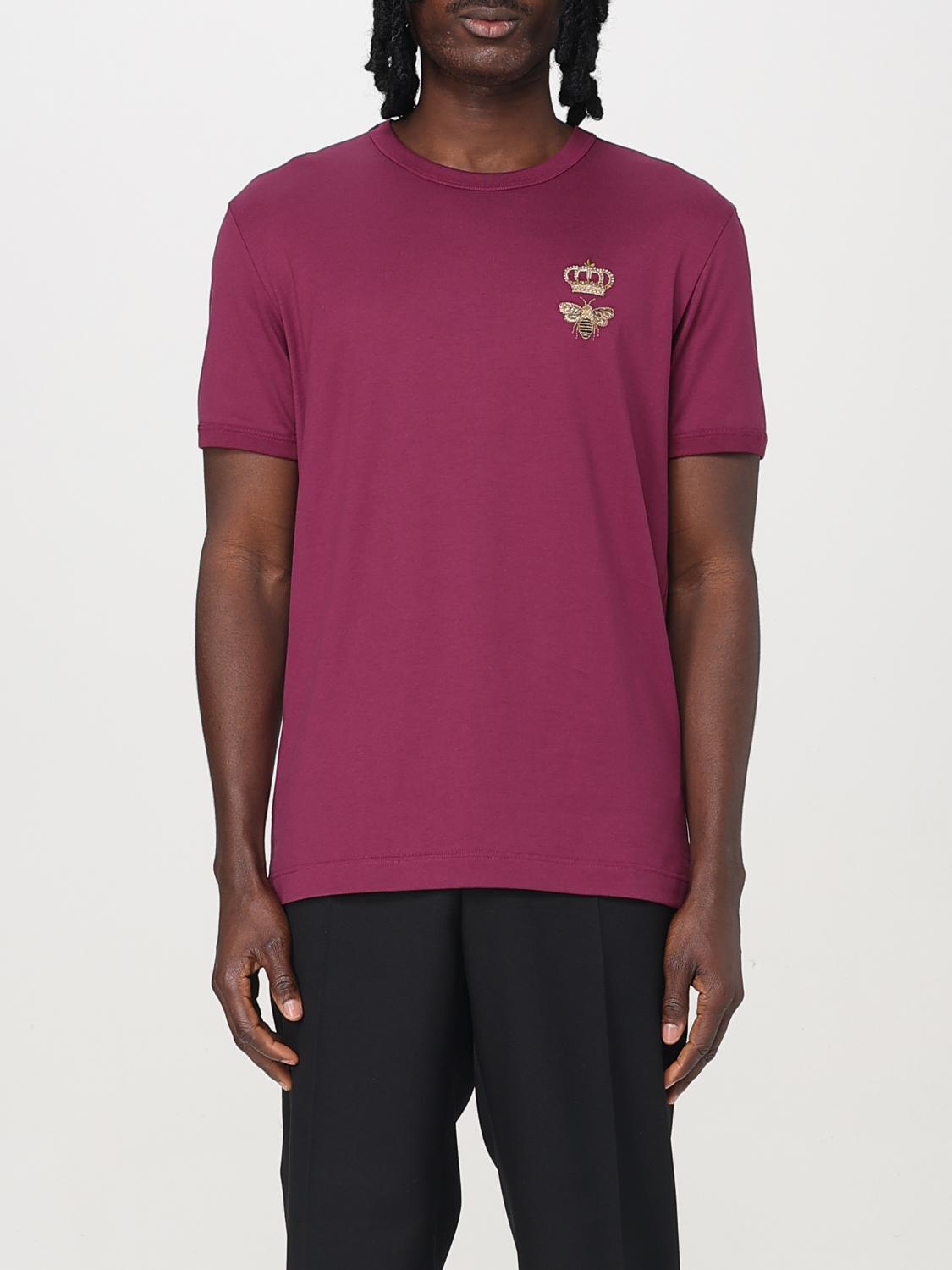 T-Shirt DOLCE & GABBANA Men color Burgundy