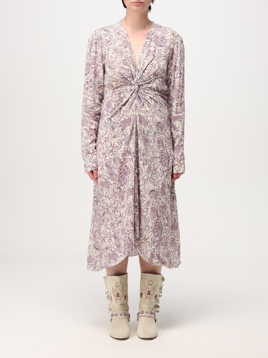 Isabel Marant Étoile Zeliha Midi Dress In 粉肉色