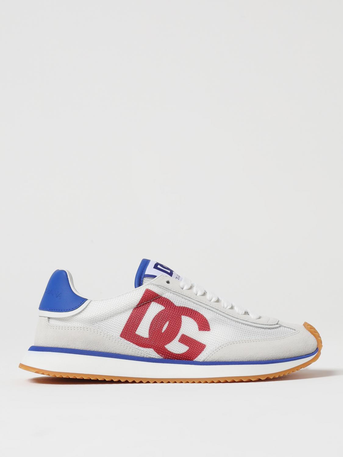 Dolce & Gabbana Dg Cushion Sneakers Beige In Weiss