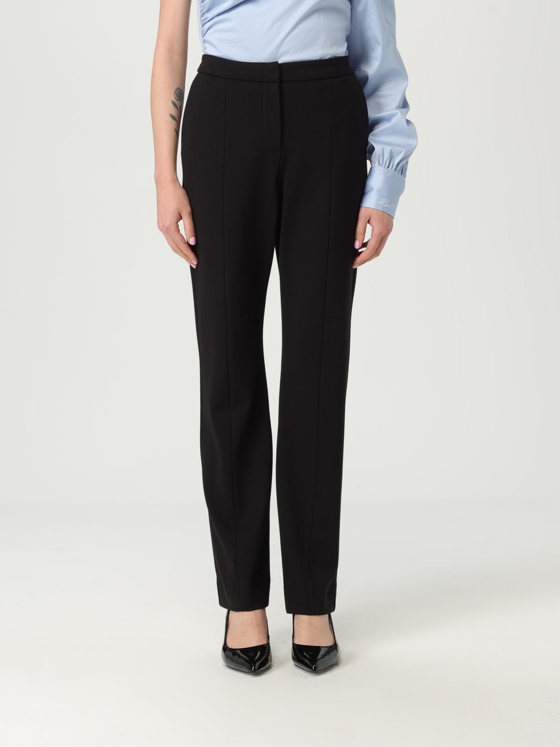KARL LAGERFELD PANTS KARL LAGERFELD WOMAN COLOR BLACK G42709002