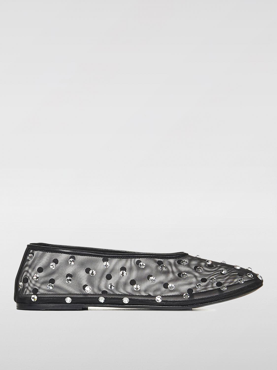 Shop Khaite Ballet Flats  Woman Color Black