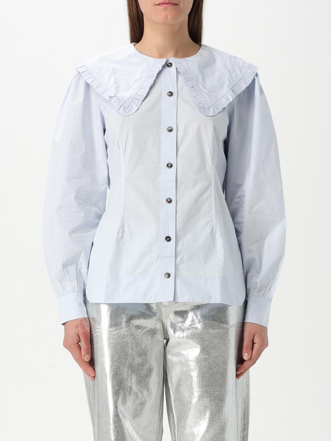 GANNI SHIRT GANNI WOMAN COLOR WHITE G42816001