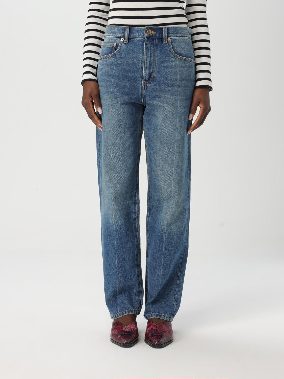 TORY BURCH JEANS TORY BURCH WOMAN COLOR DENIM G42840028