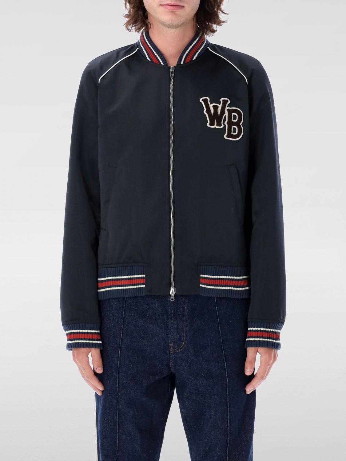 Wales Bonner Marvel Jacket In Navy Blue In Blau