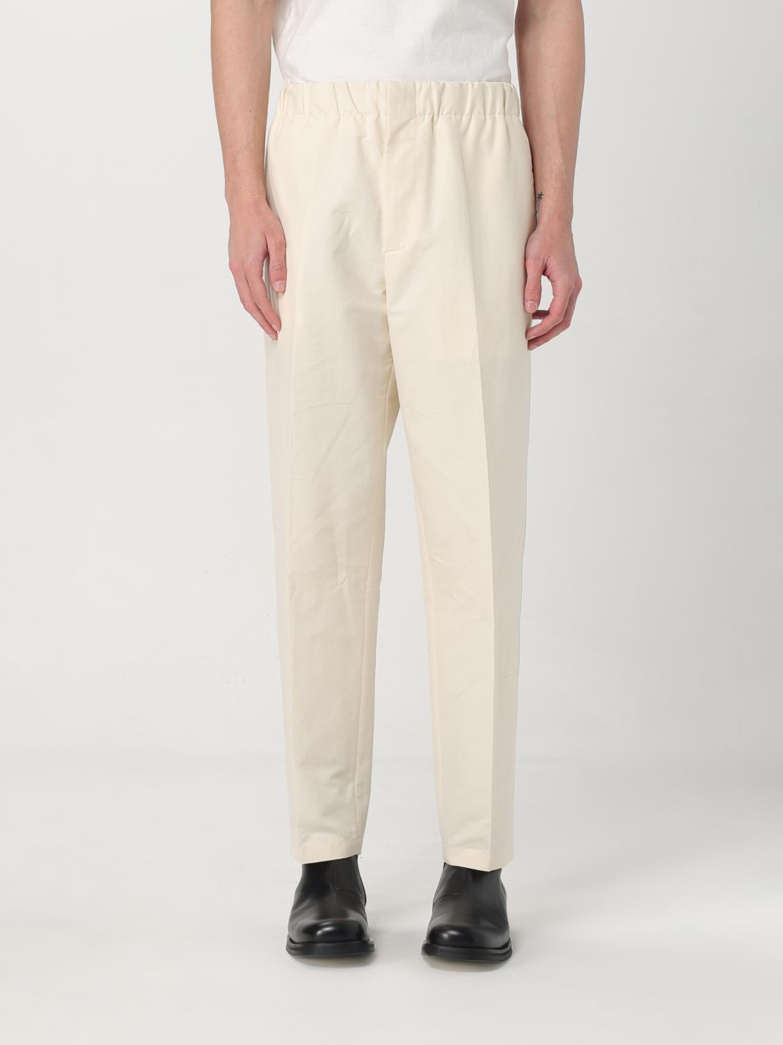 Jil Sander Pants Men Color Cream In White