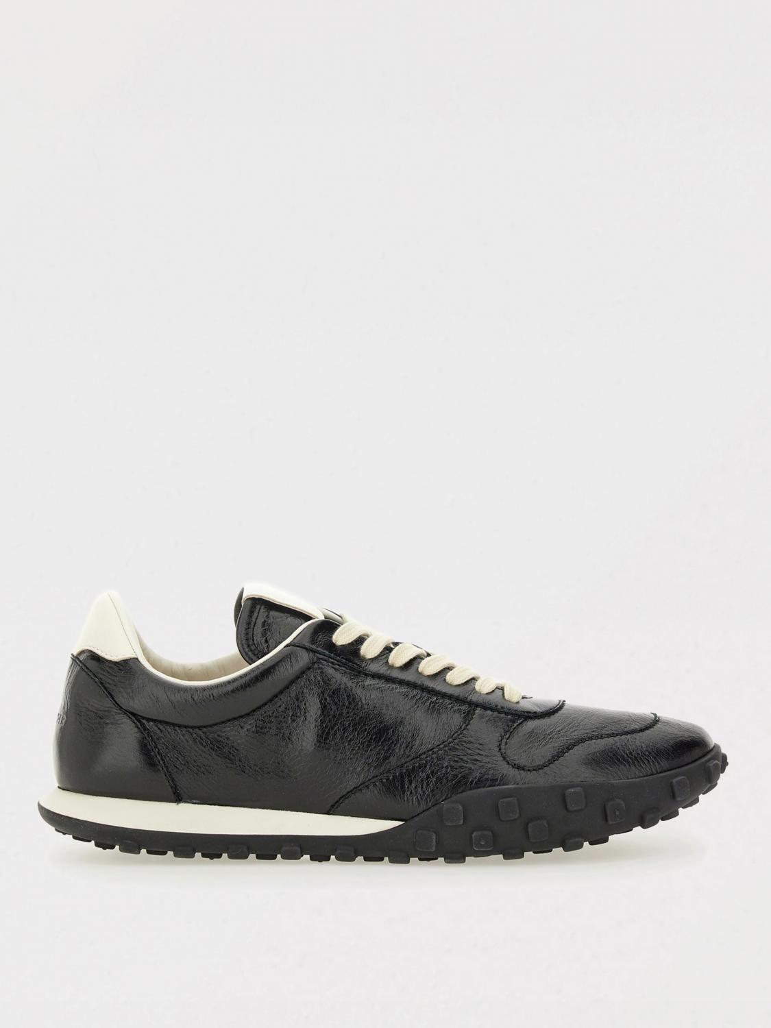Jil Sander Black Leather Sneakers