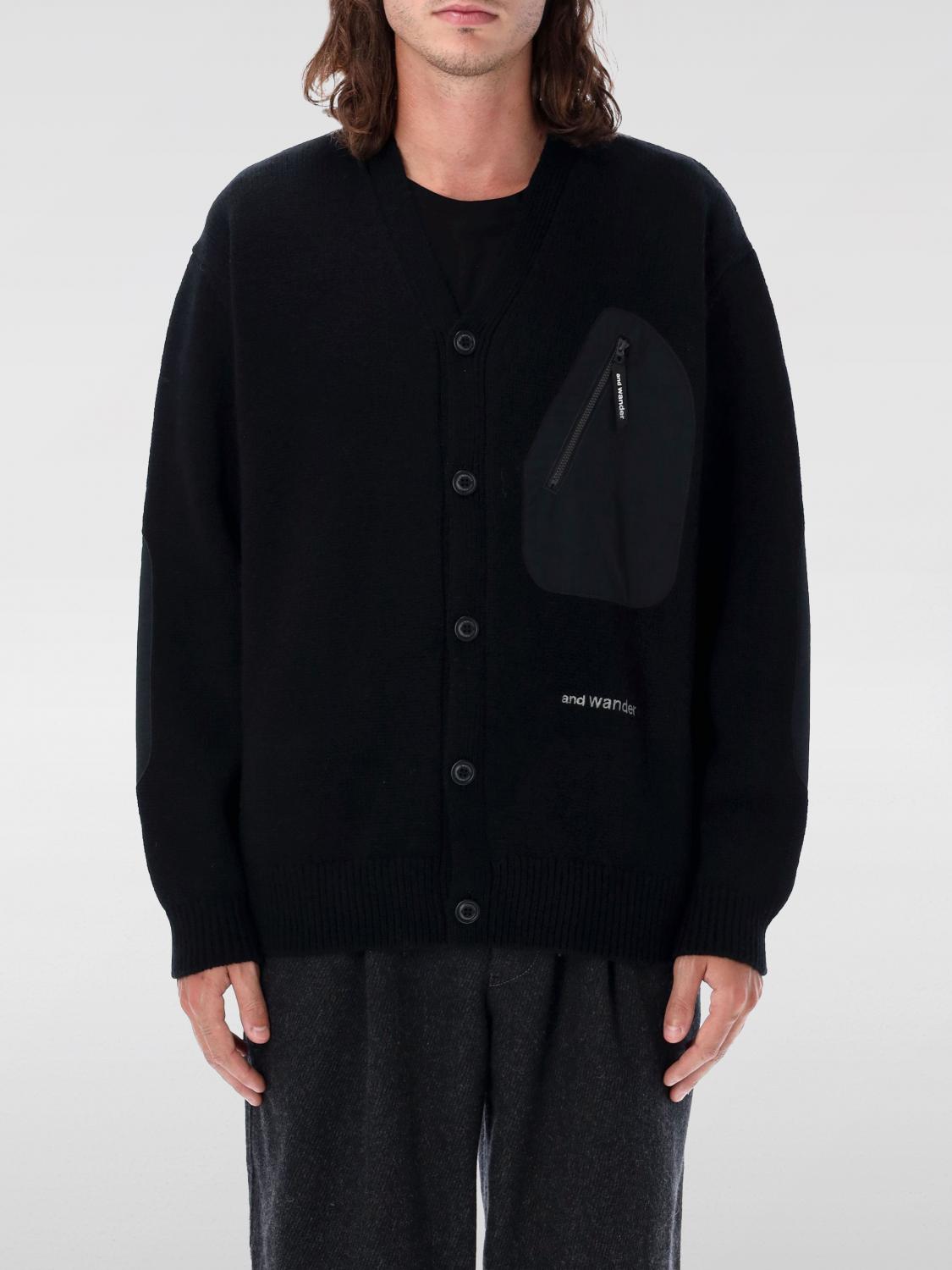 Cardigan AND WANDER Men color Black