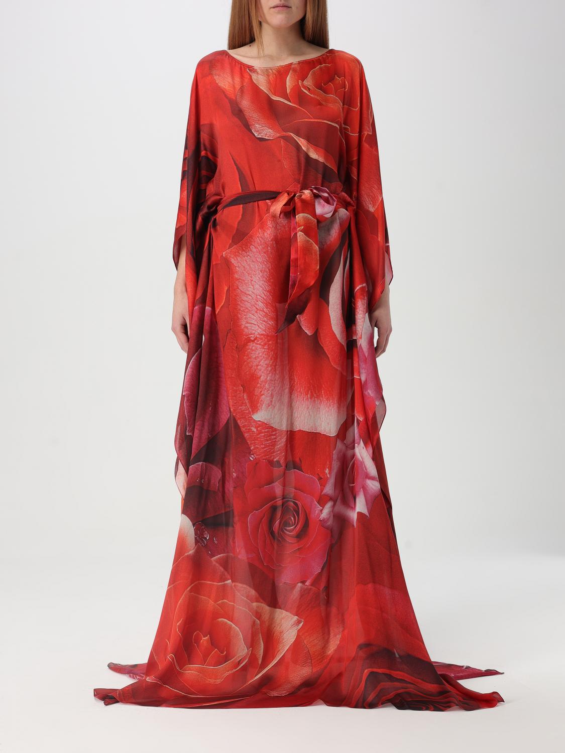 Shop Roberto Cavalli Dress Woman Color Red