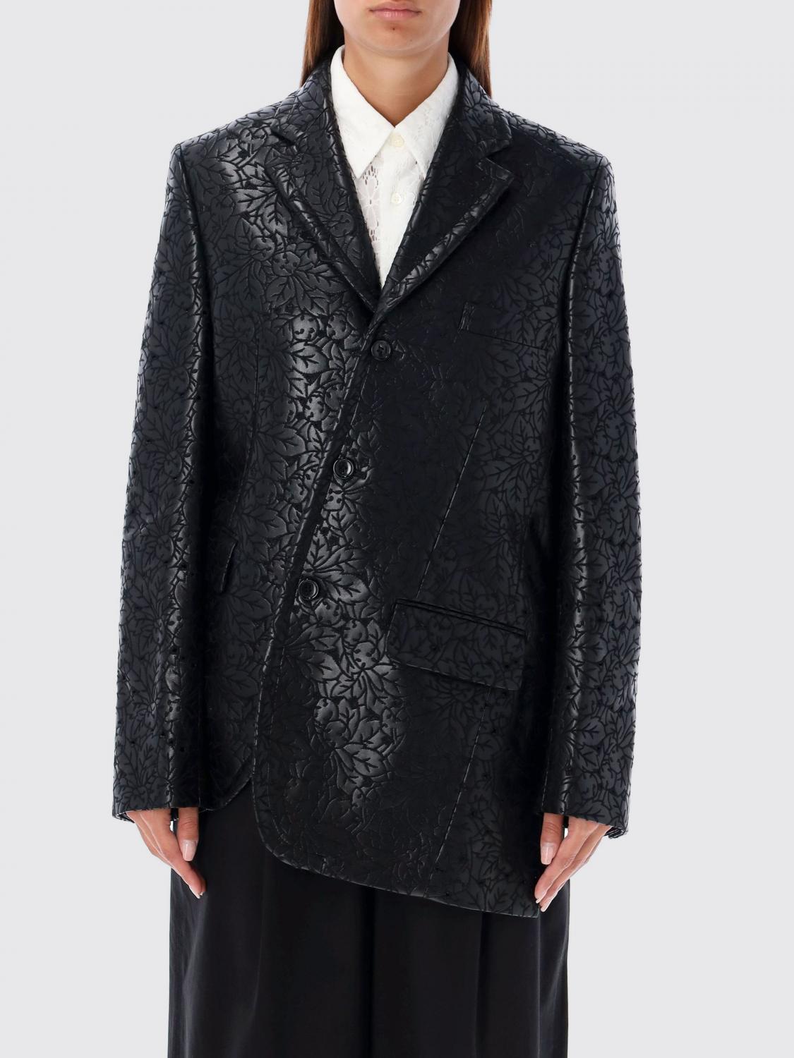 Shop Comme Des Garçons Jacket Comme Des Garcons Woman Color Black In Schwarz
