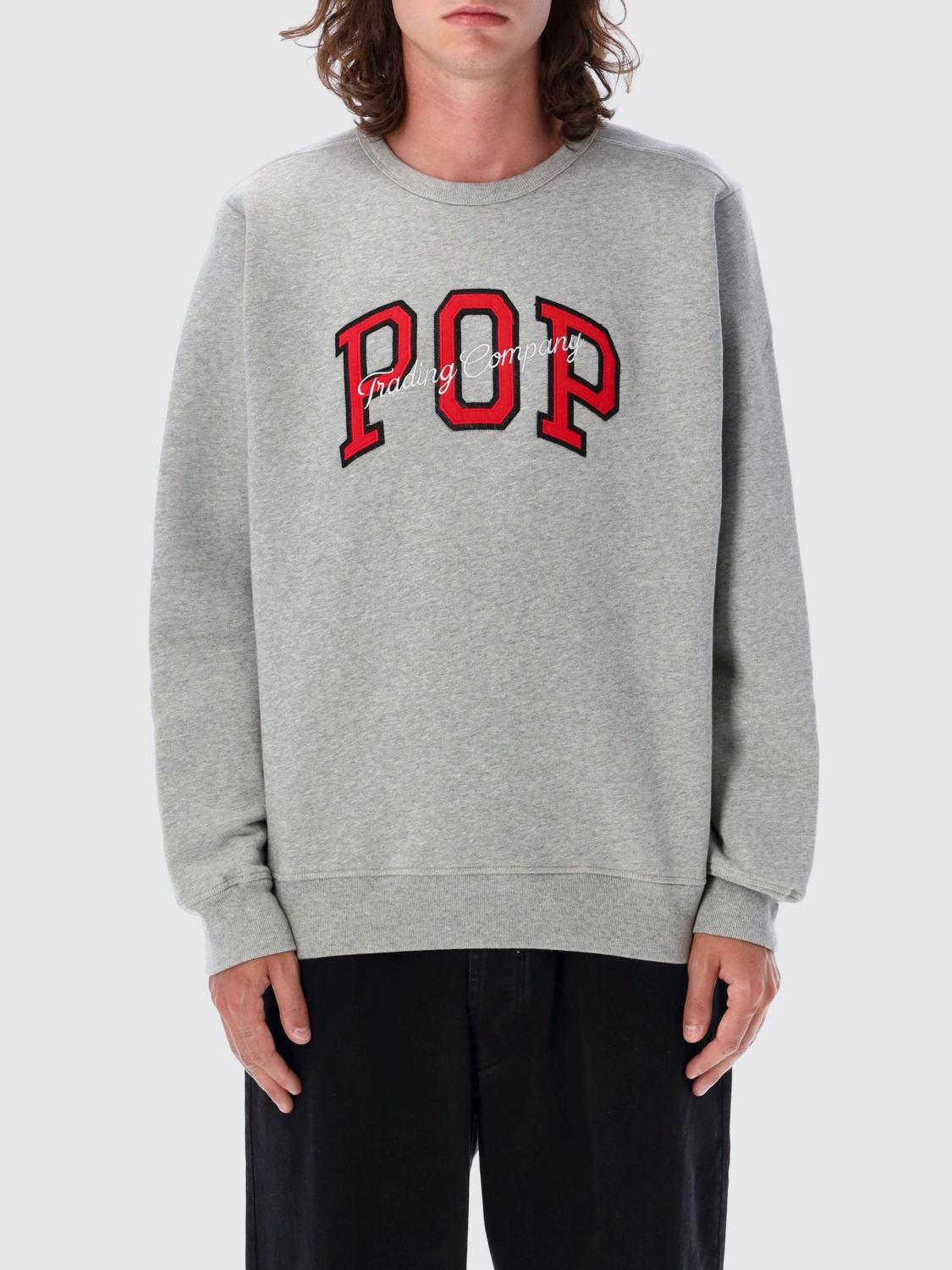 Sweatshirt Men color Grey - Pop Trading Company - Modalova