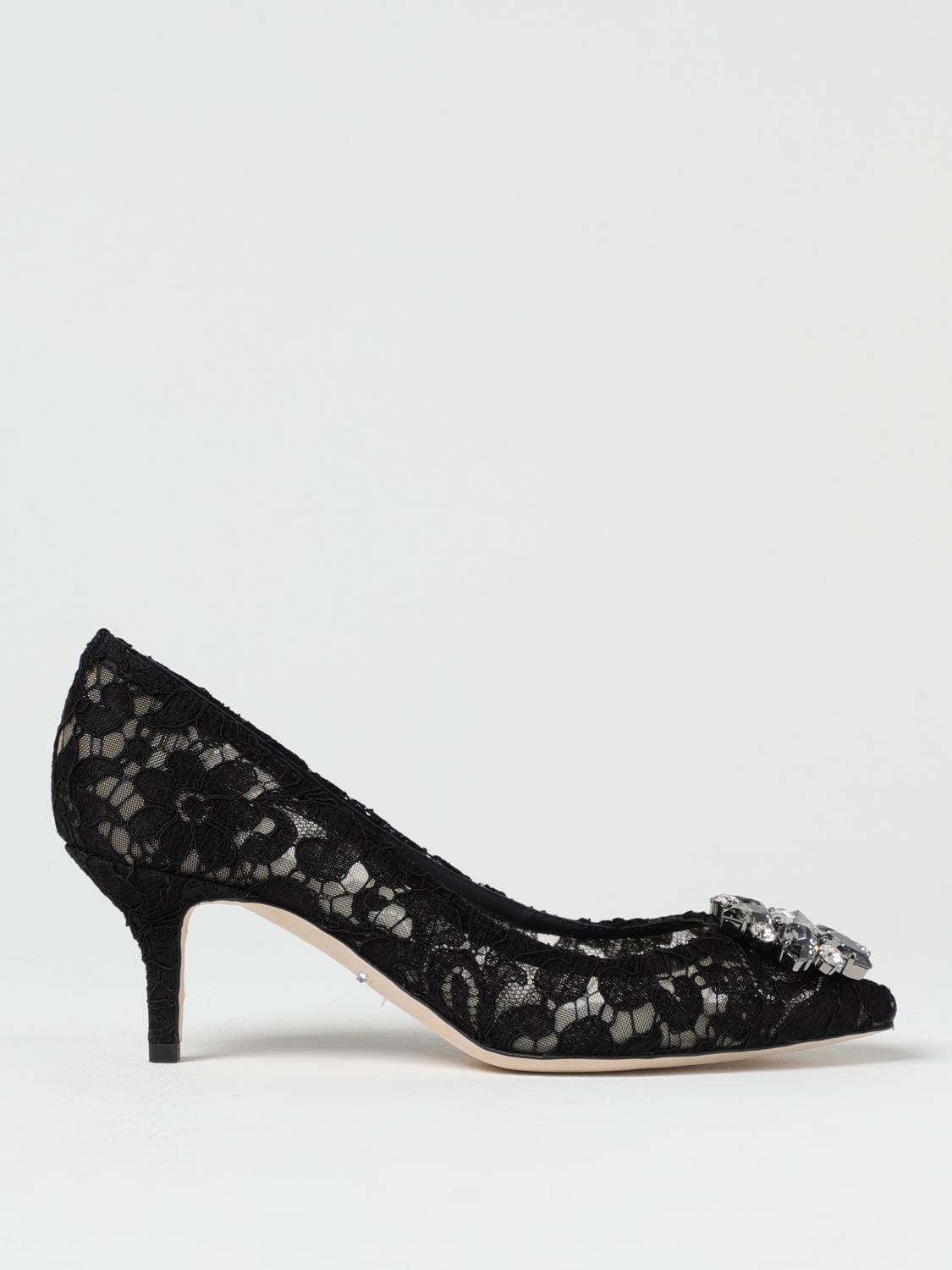Dolce & Gabbana Women's Lace Pumps In Black