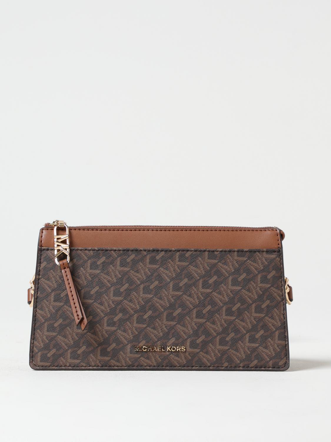 Michael Michael Kors Logo-print Cross Body Bag In Brown