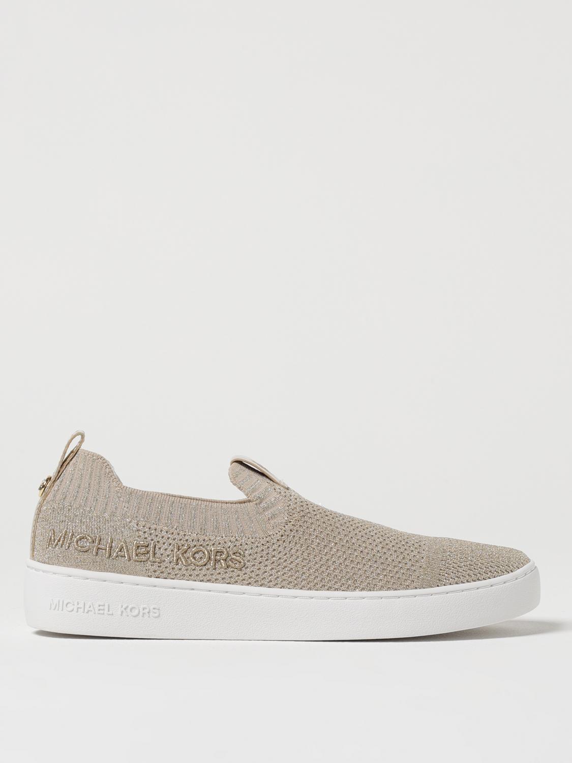 Michael Michael Kors Juno Knit Slip On In Beige