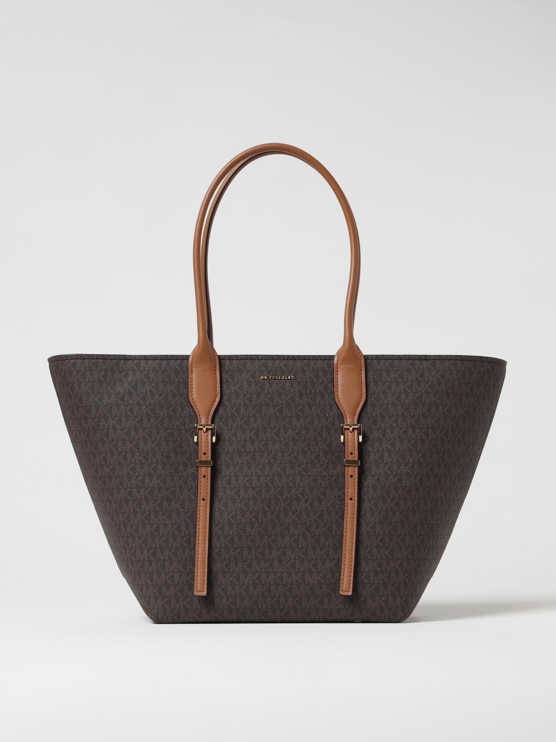 Michael Michael Kors Logo-print Tote Bag In Beige