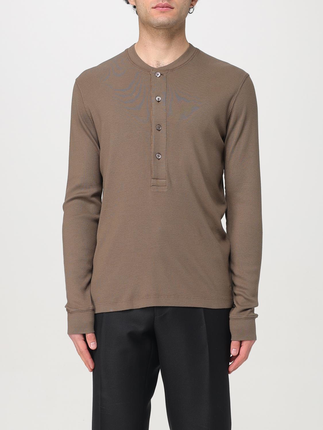 Shop Tom Ford T-shirt Men Color Brown