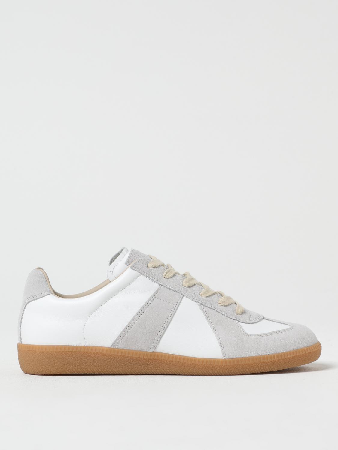 Shop Maison Margiela Sneakers Men Color White