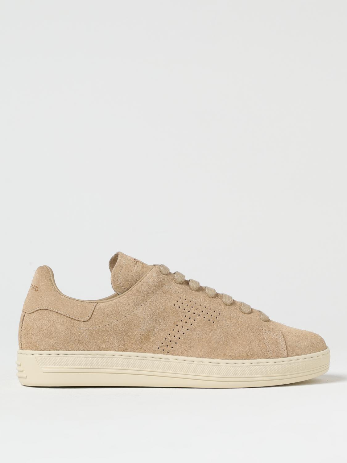 Shop Tom Ford Sneakers Men Color Beige In 米色