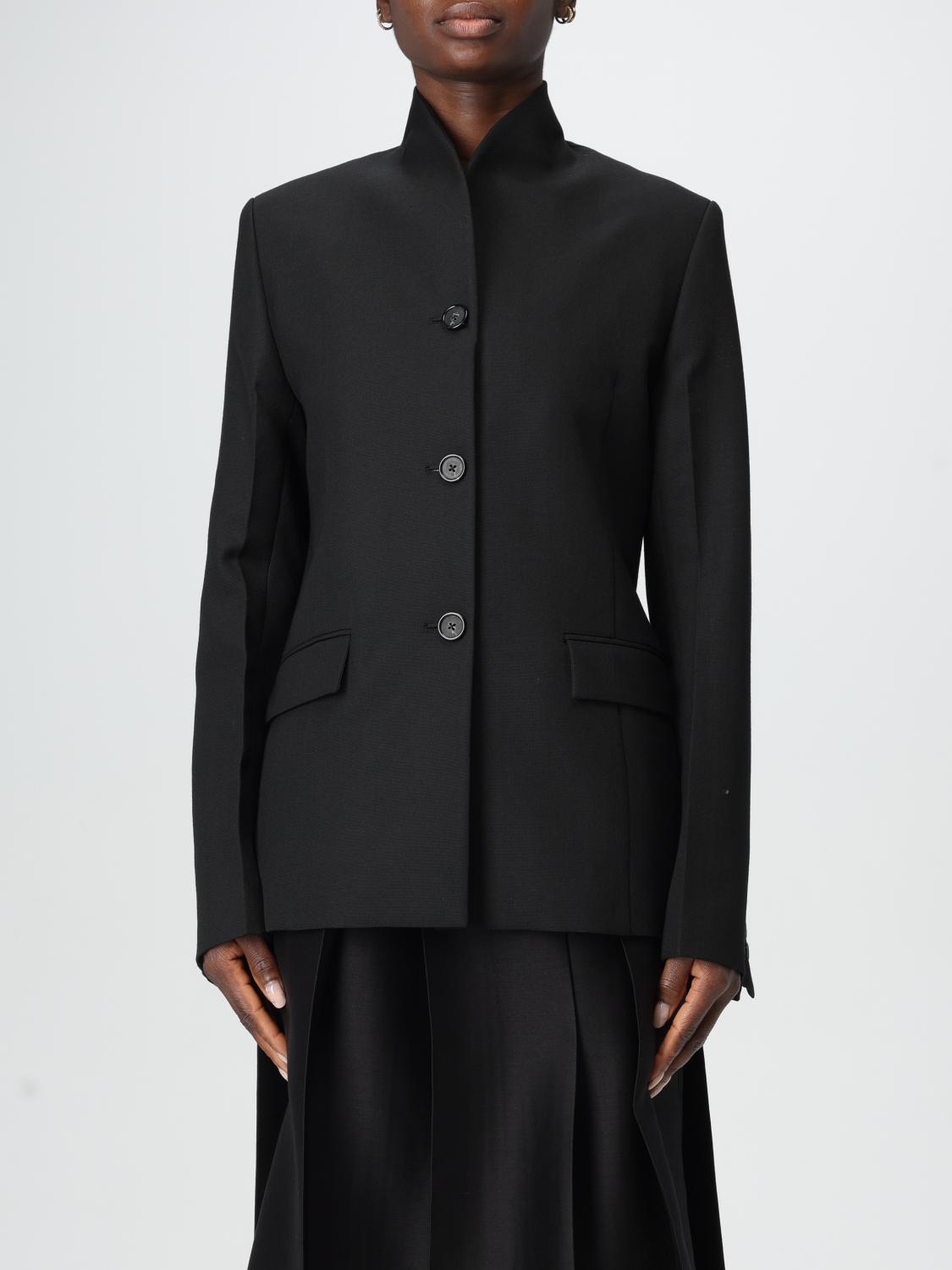 Totême Toteme Wool Single-breasted Jacket In Black