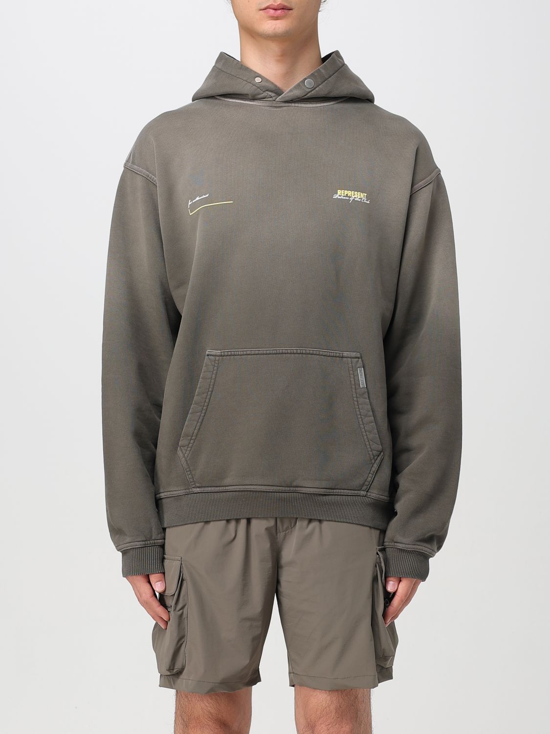 Represent Sweatshirt  Men Color Charcoal