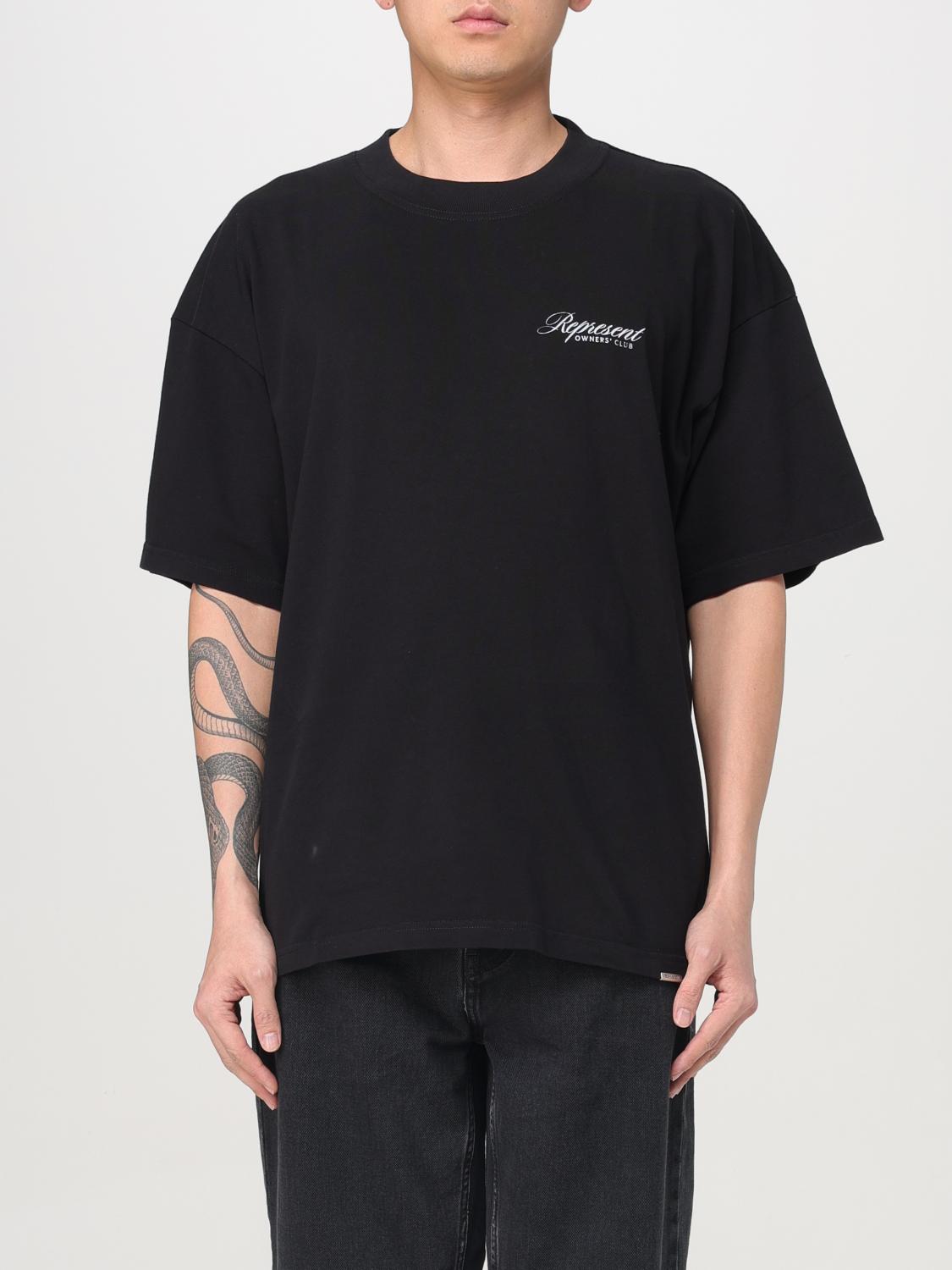 Represent Cotton T-shirt In Schwarz