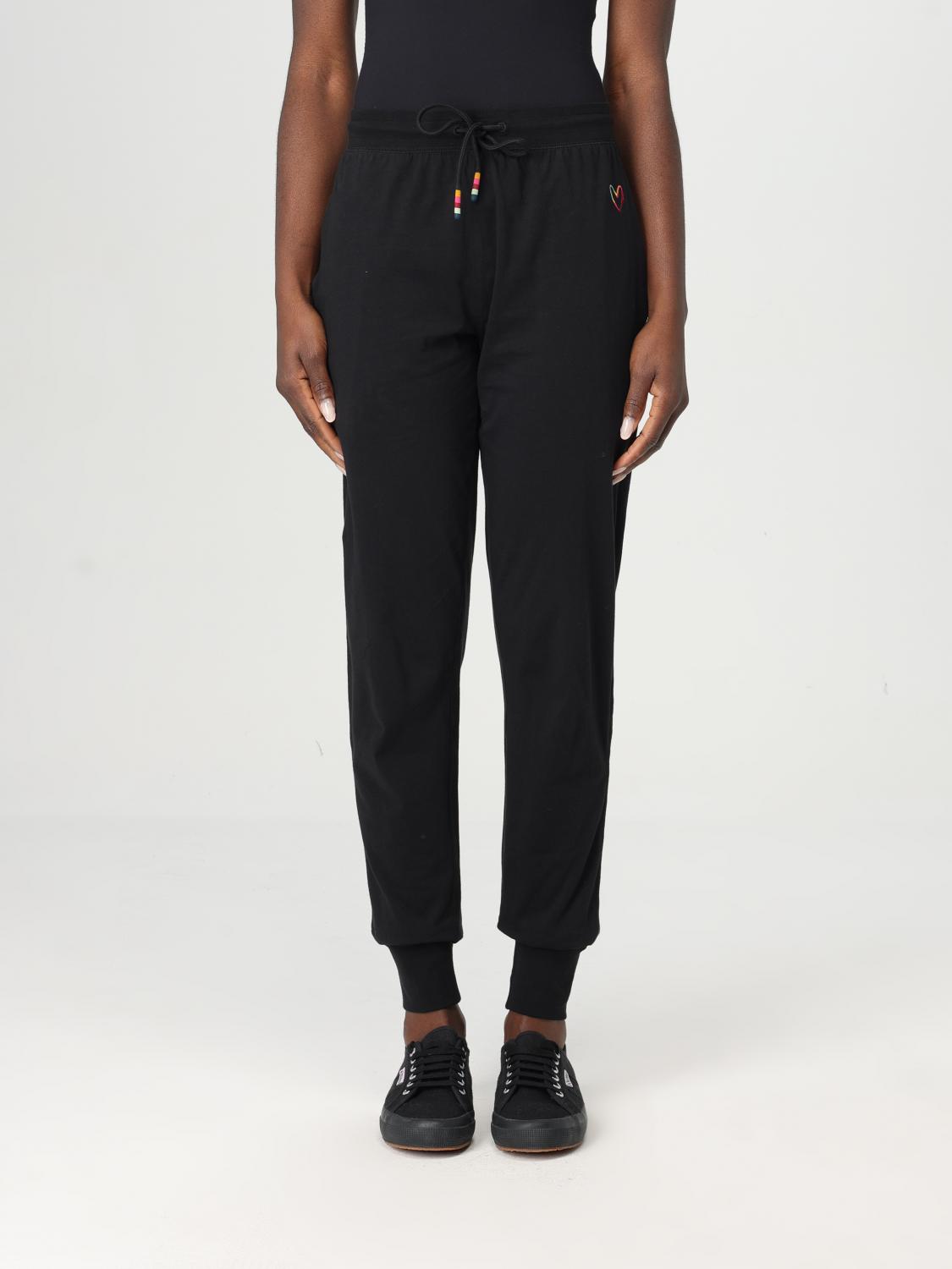 Paul Smith Swirl Heart Track Pants In Black