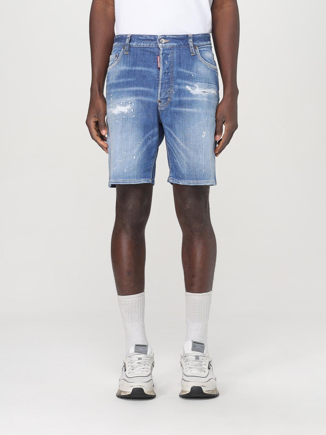 Dsquared2 Short Men Color Navy In Navy
