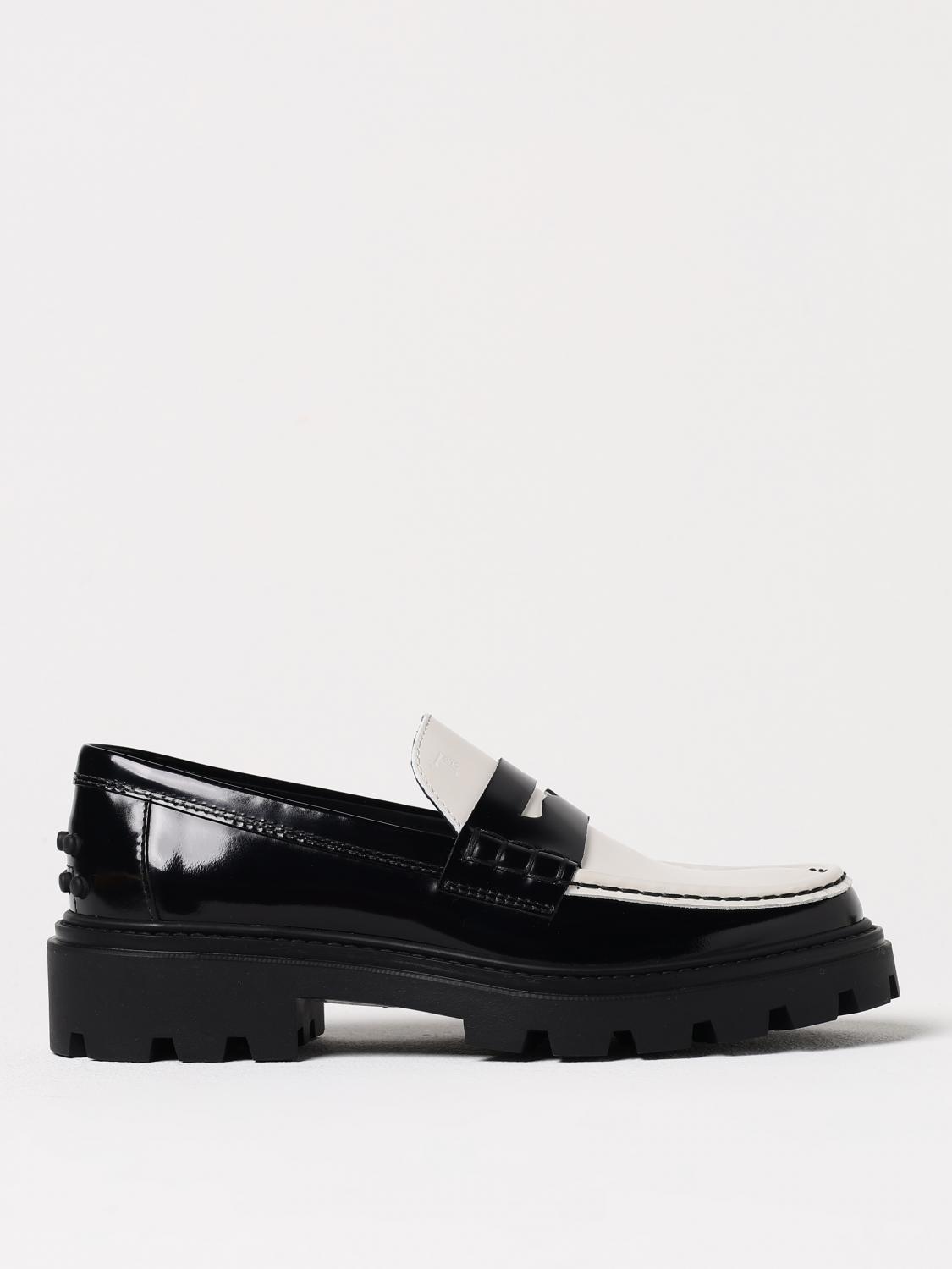 Tod's Loafers Woman Color Black In Black