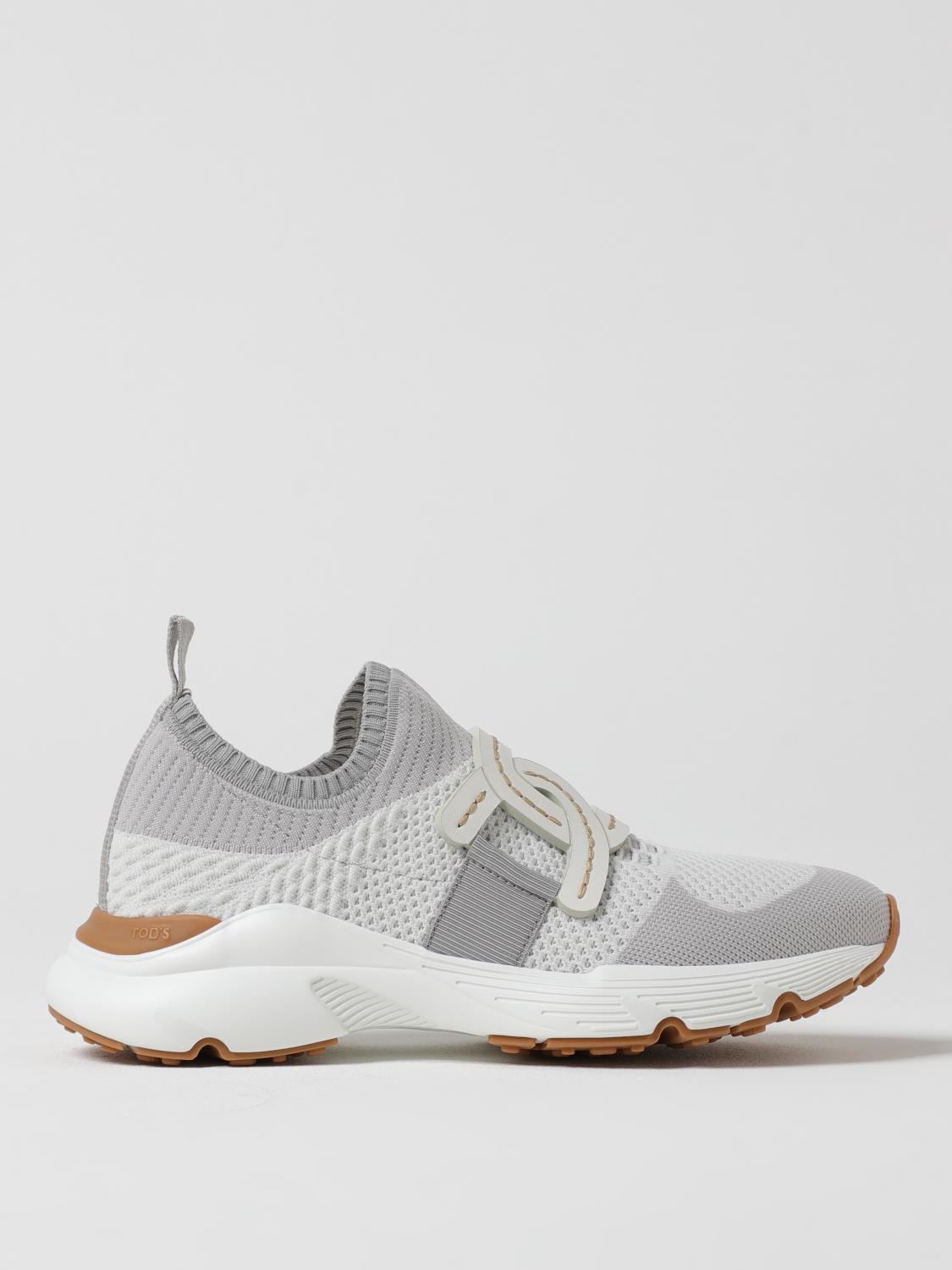 Tod's Womens White Sport Run 54c Calzino Logo-embellished Mesh Low-top Trainers In White
