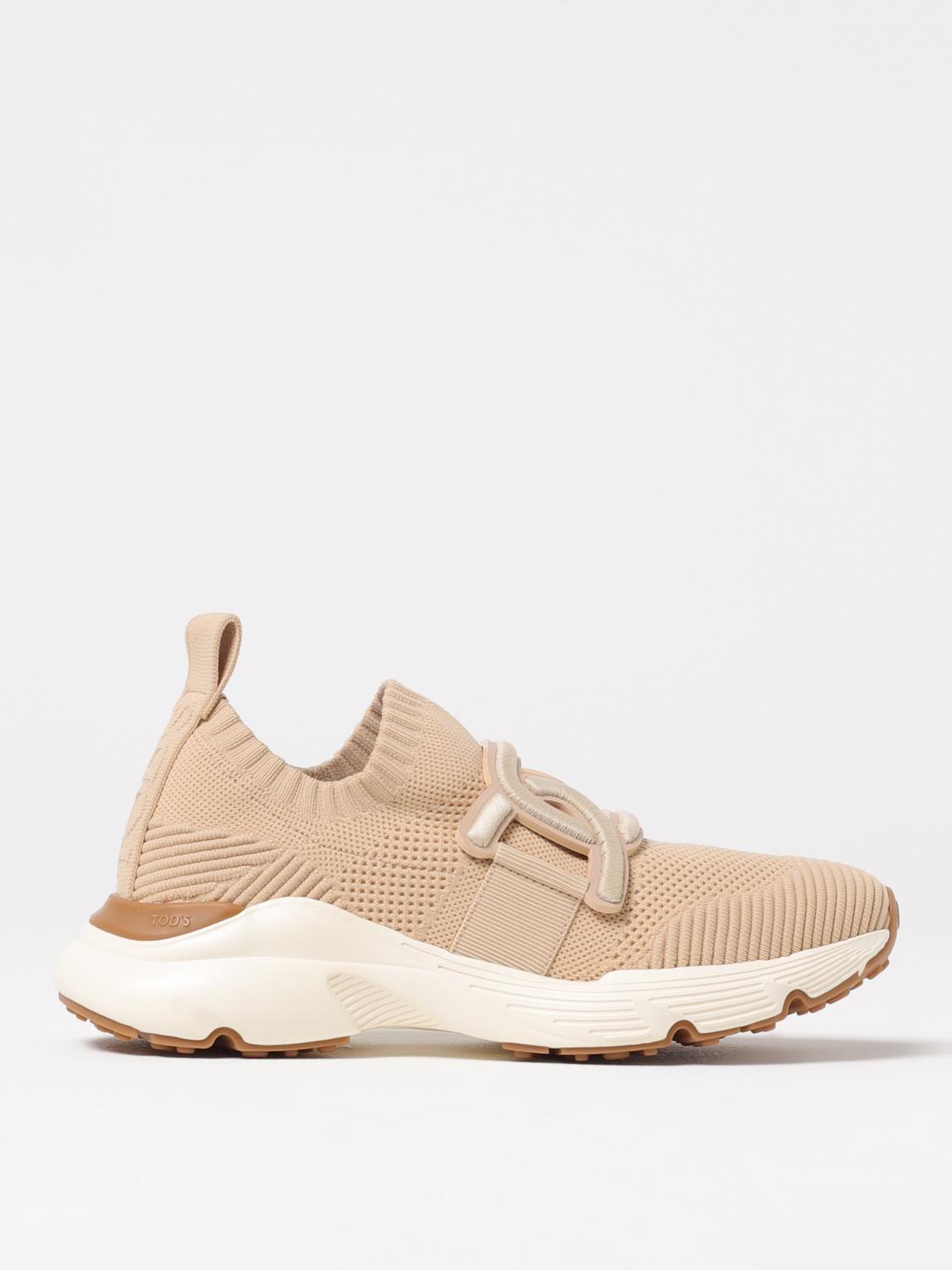Tod's Sneakers Woman Color Beige In Beige