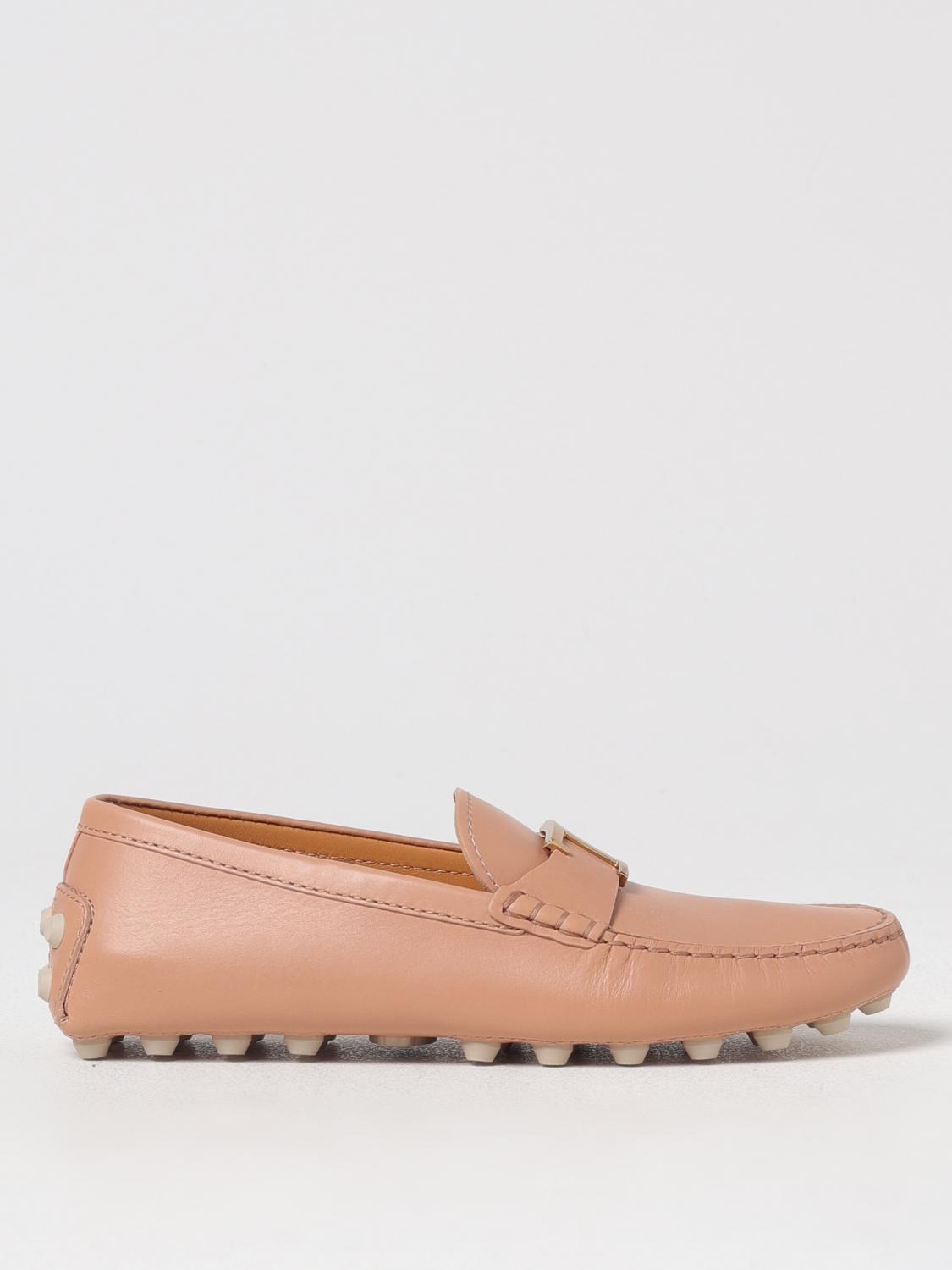 Tod's Loafers Woman Color Beige In Beige