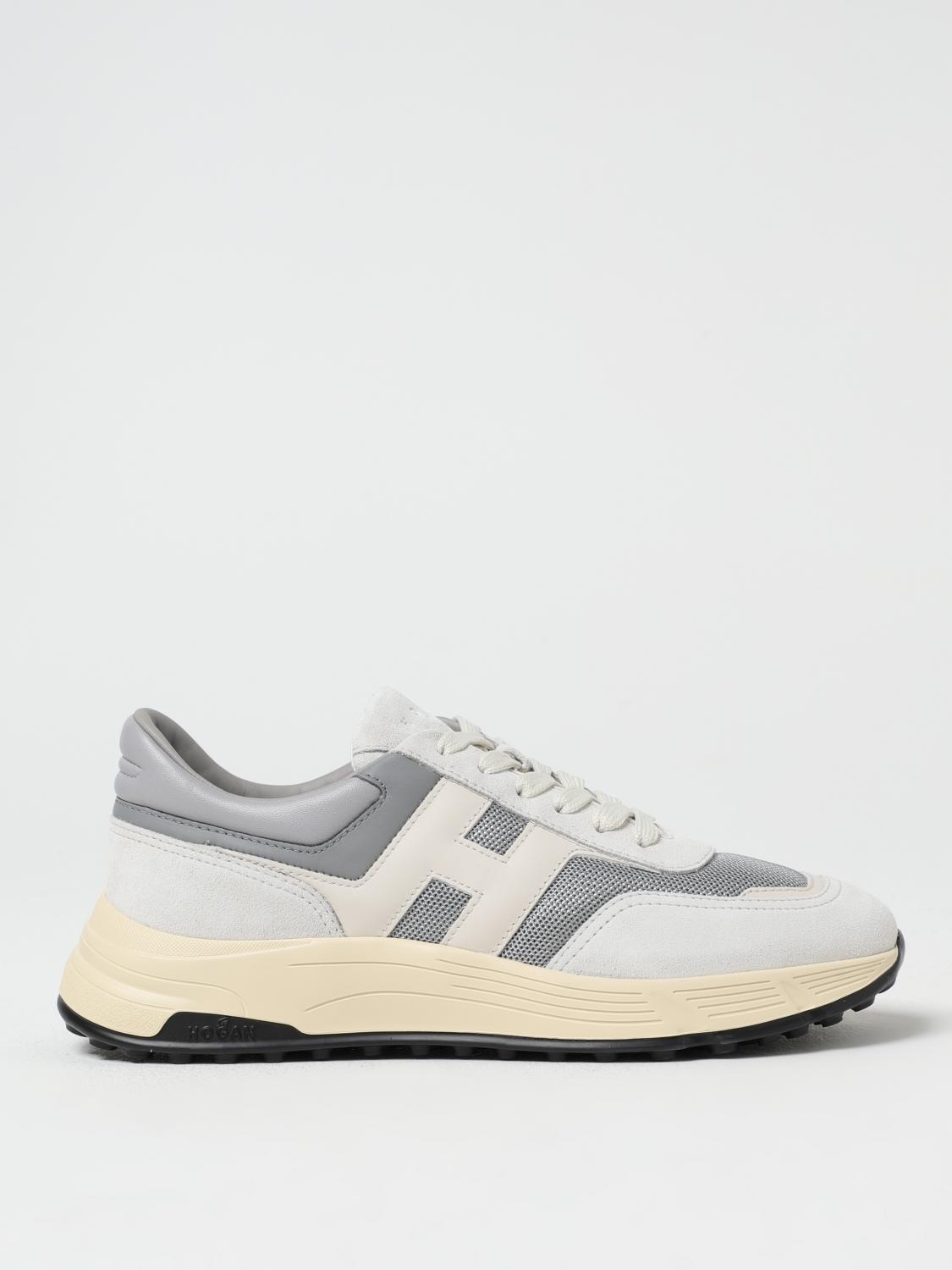Hogan Hyperlight Chunky Rubber Sole Sneakers In White