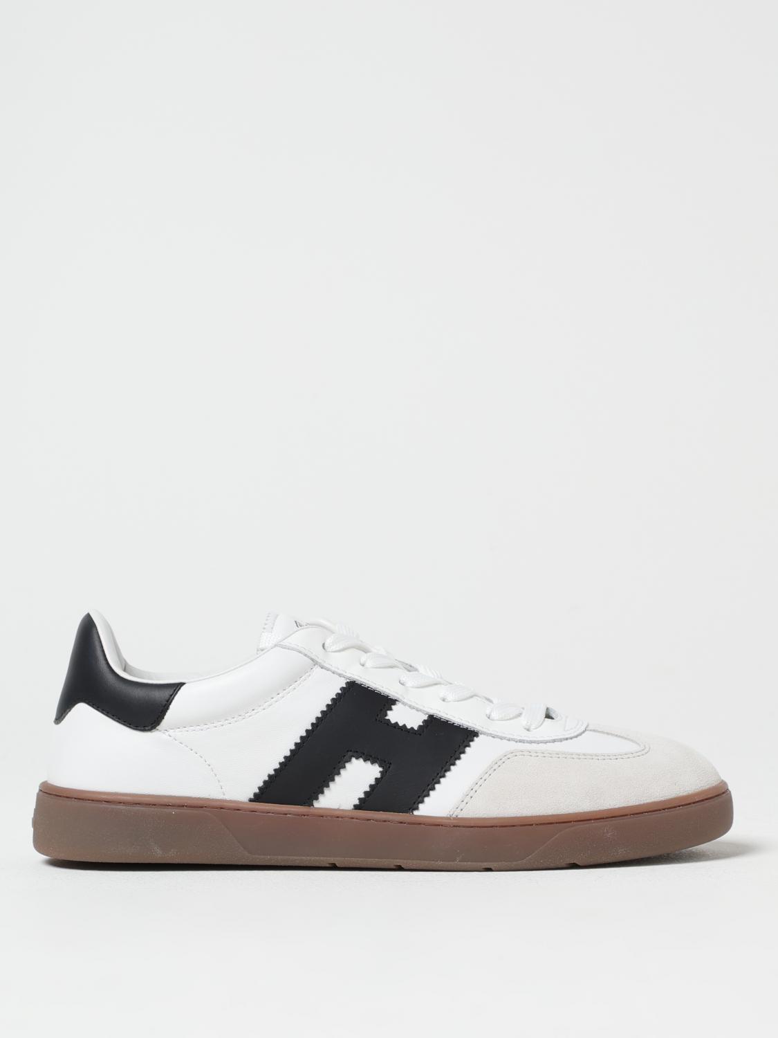 Hogan Sculpted Sneakers With Contrasting Accents In White