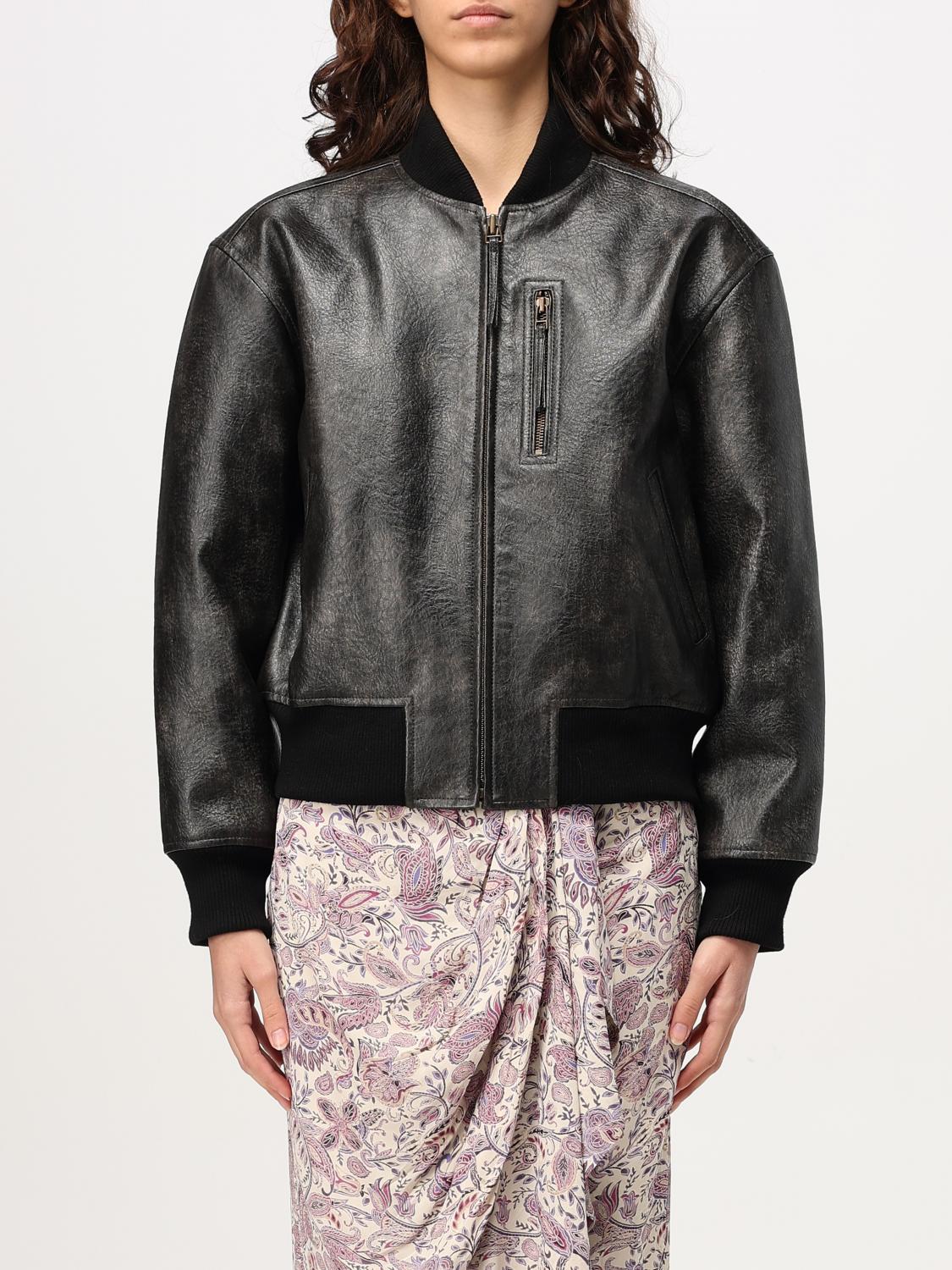 Isabel Marant Étoile Crisley Bomber Jacket In 黑色