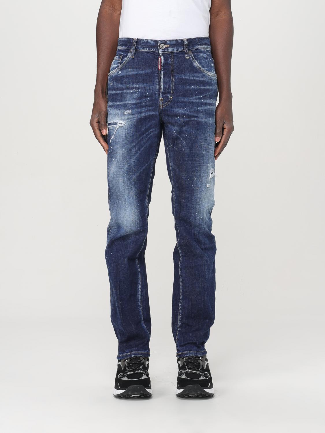 Dsquared2 Dsquared Men Stretch Denim Sexy Twist Jeans In Denim
